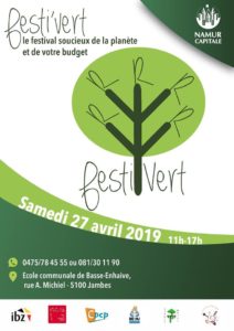 Affiche Festivert Namur