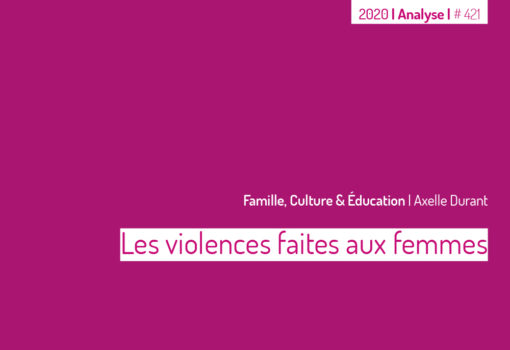 cover publication Les violences faites aux femmes