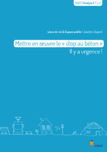 cover publication Mettre en oeuvre le "stop au béton"