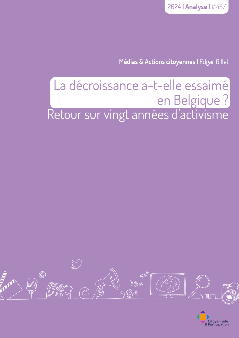 cover publication #487 activisme