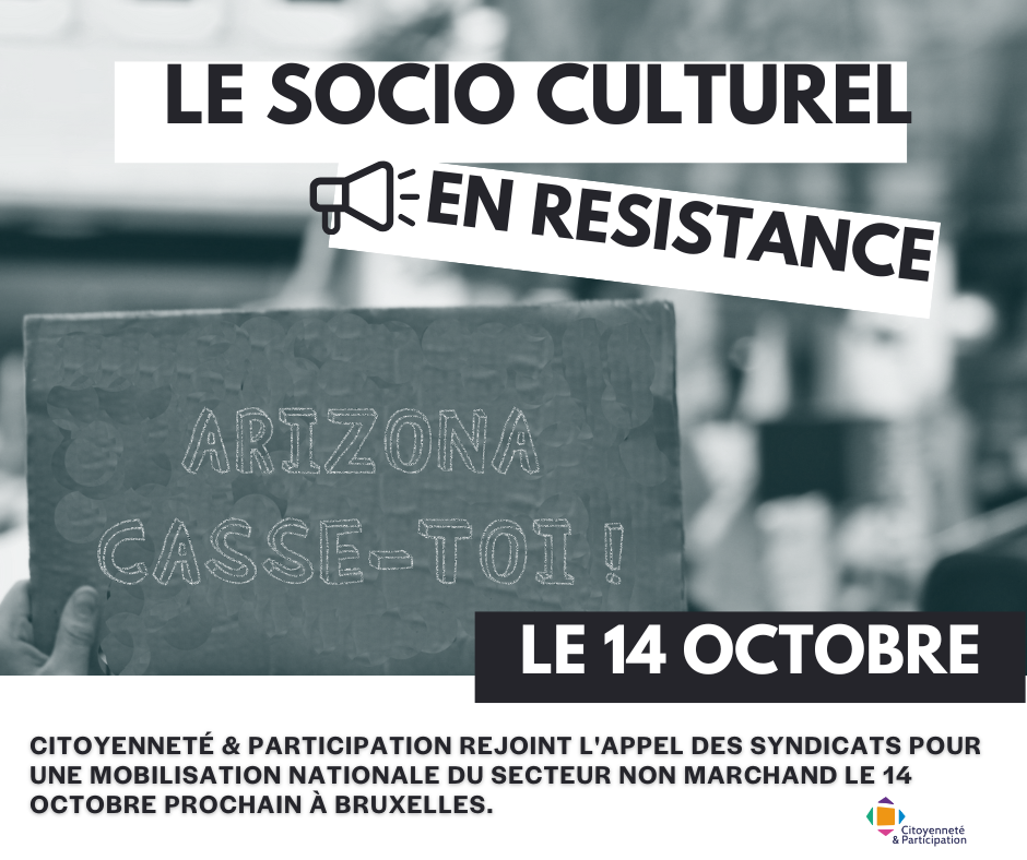 Citoyenneté & Participation en grève le 14 octobre 2025
